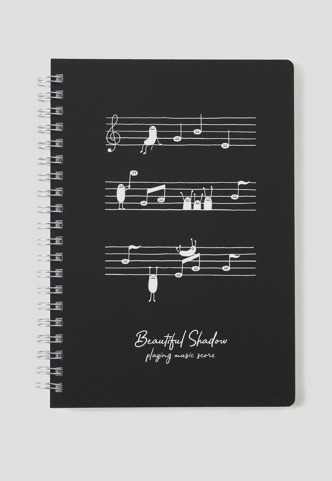 ビューティフルシャドープレイングニュージックスコア｜リングノート