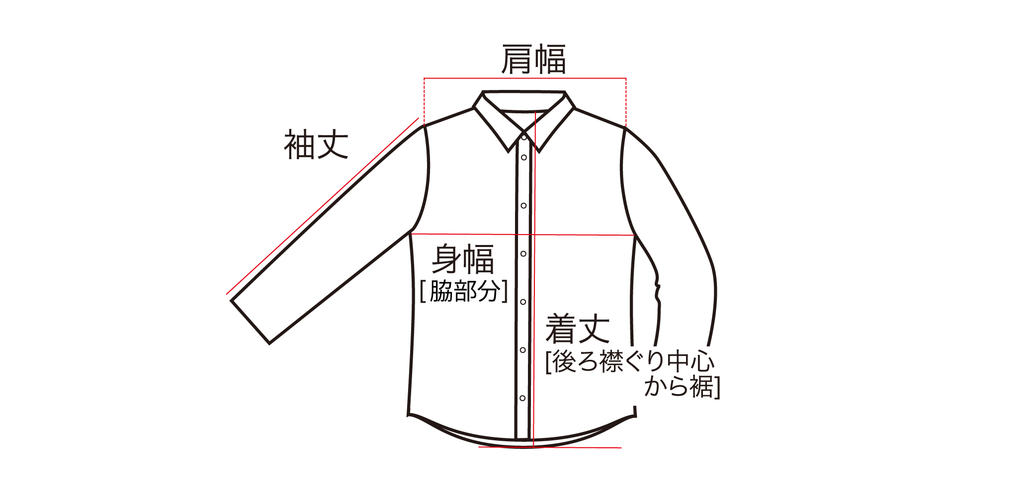 サイズガイドの画像