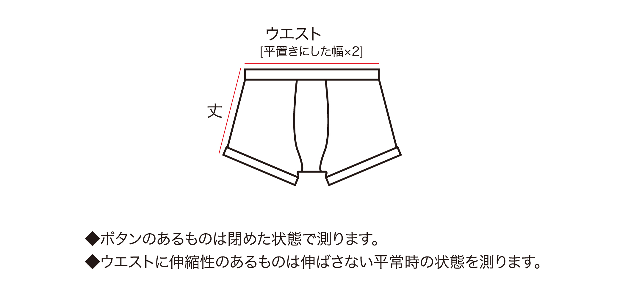 サイズガイドの画像